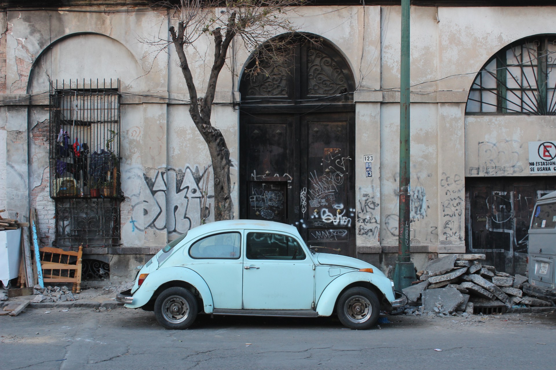 pale blue abandonment